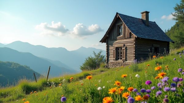 Une maison en bois qui reste fraîche l'été